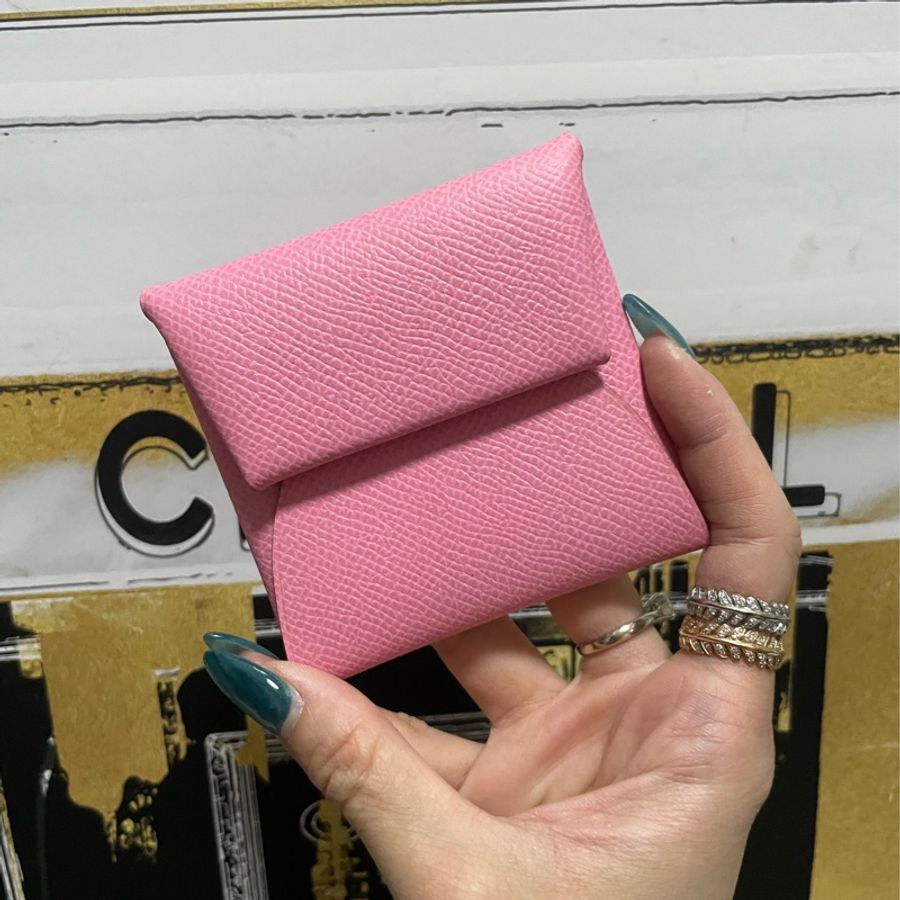 Hermes 粉紅色cons bag-2