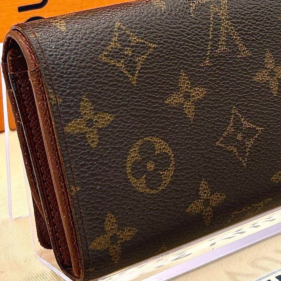 🎀耐看經典款🎀 Louis Vuitton Monogram 中長夾|經典花紋✦fufu style 精品✦ |錢包.短夾.皮夾-8
