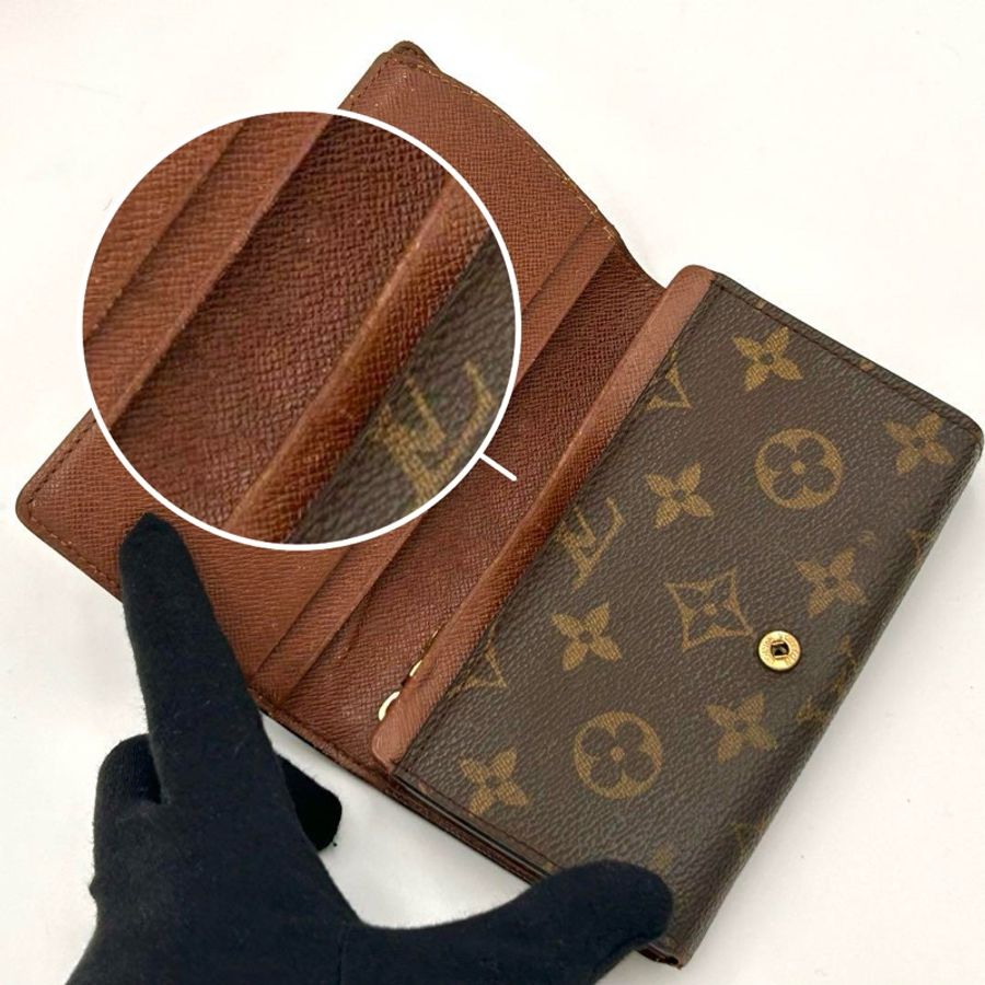 🎀耐看經典款🎀 Louis Vuitton Monogram 中長夾|經典花紋✦fufu style 精品✦ |錢包.短夾.皮夾-11