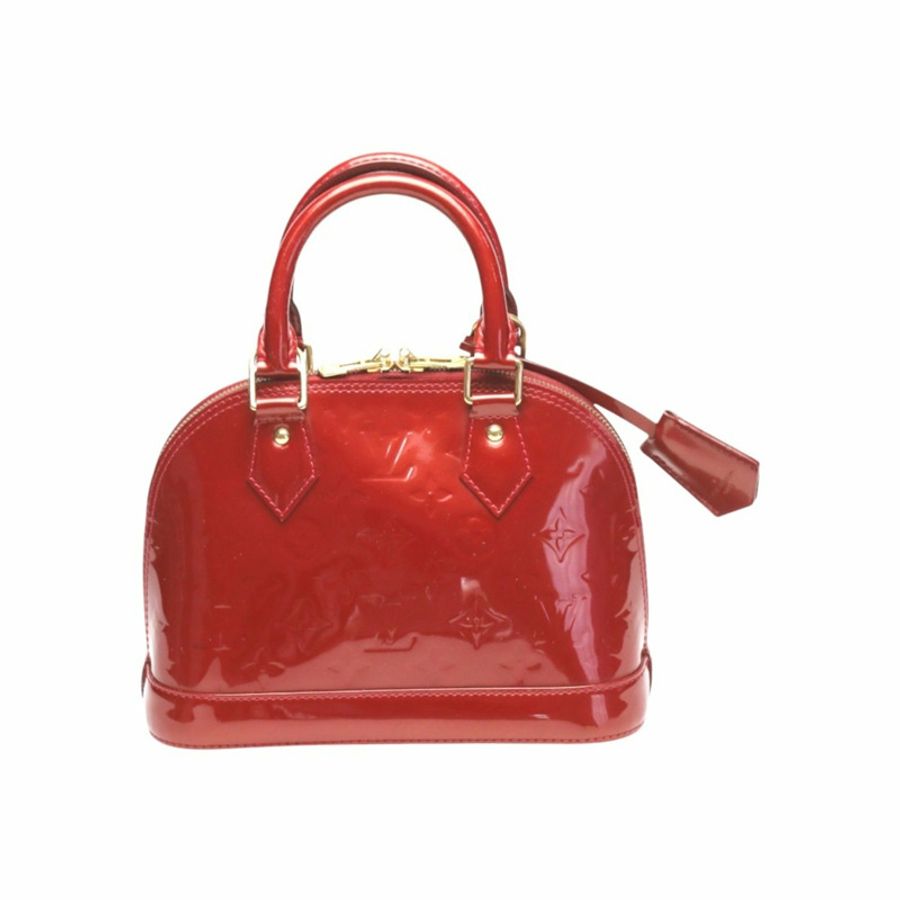 路易威登 LOUIS VUITTON 手提包 2WAY 包 Monogram Alma BB Vernis M90174 紅色-2