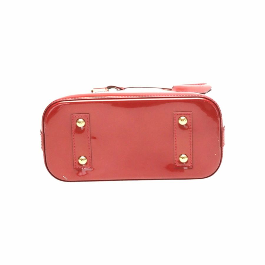 路易威登 LOUIS VUITTON 手提包 2WAY 包 Monogram Alma BB Vernis M90174 紅色-5