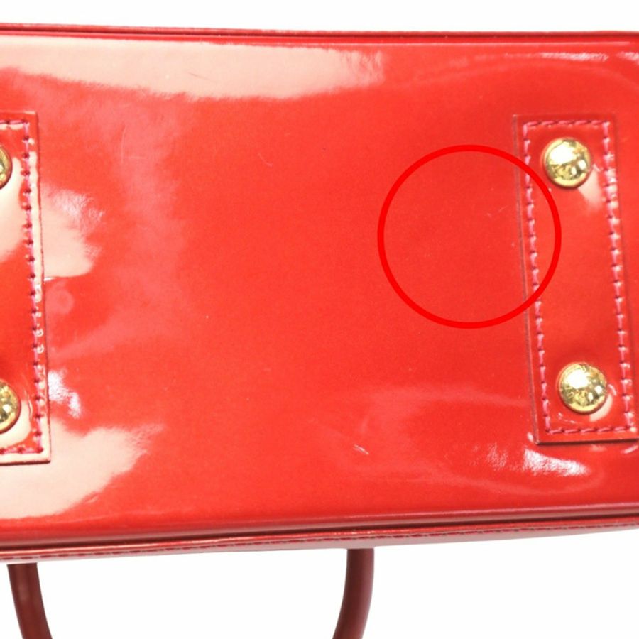 路易威登 LOUIS VUITTON 手提包 2WAY 包 Monogram Alma BB Vernis M90174 紅色-6