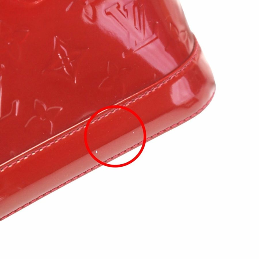 路易威登 LOUIS VUITTON 手提包 2WAY 包 Monogram Alma BB Vernis M90174 紅色-7