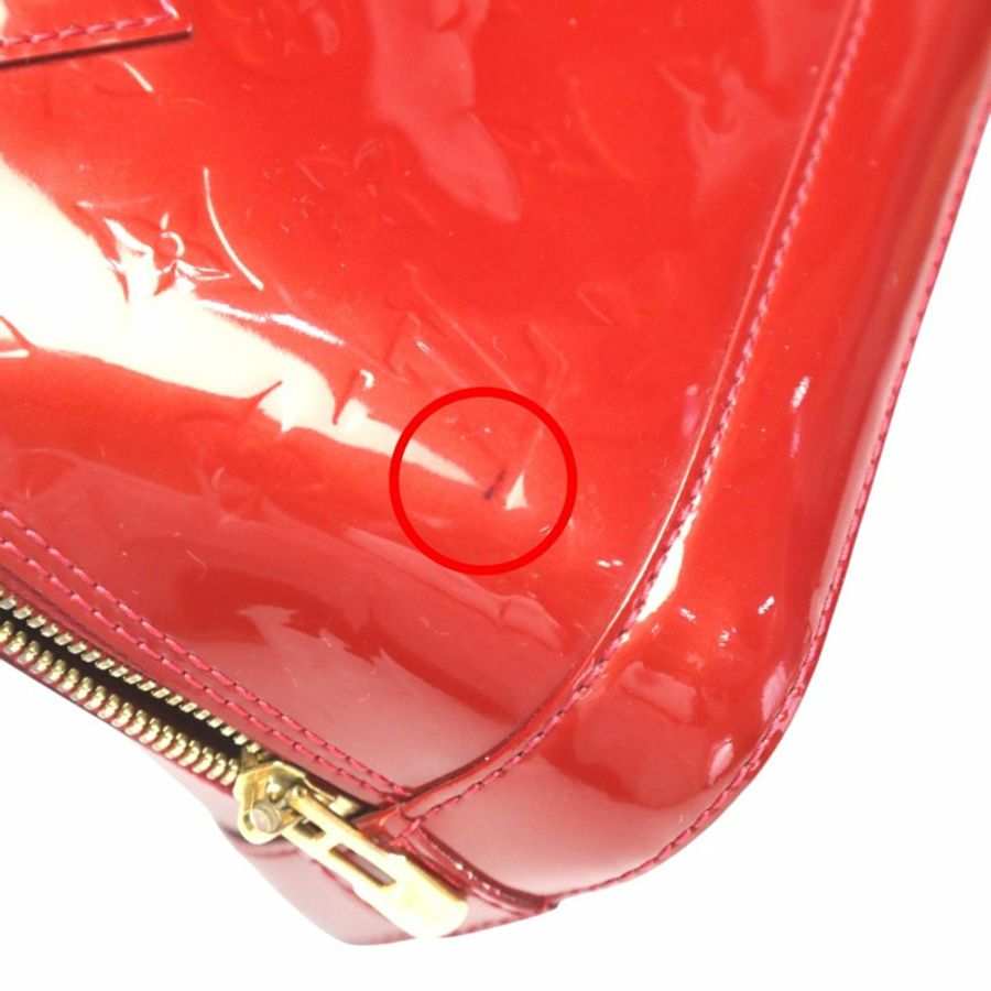 路易威登 LOUIS VUITTON 手提包 2WAY 包 Monogram Alma BB Vernis M90174 紅色-8