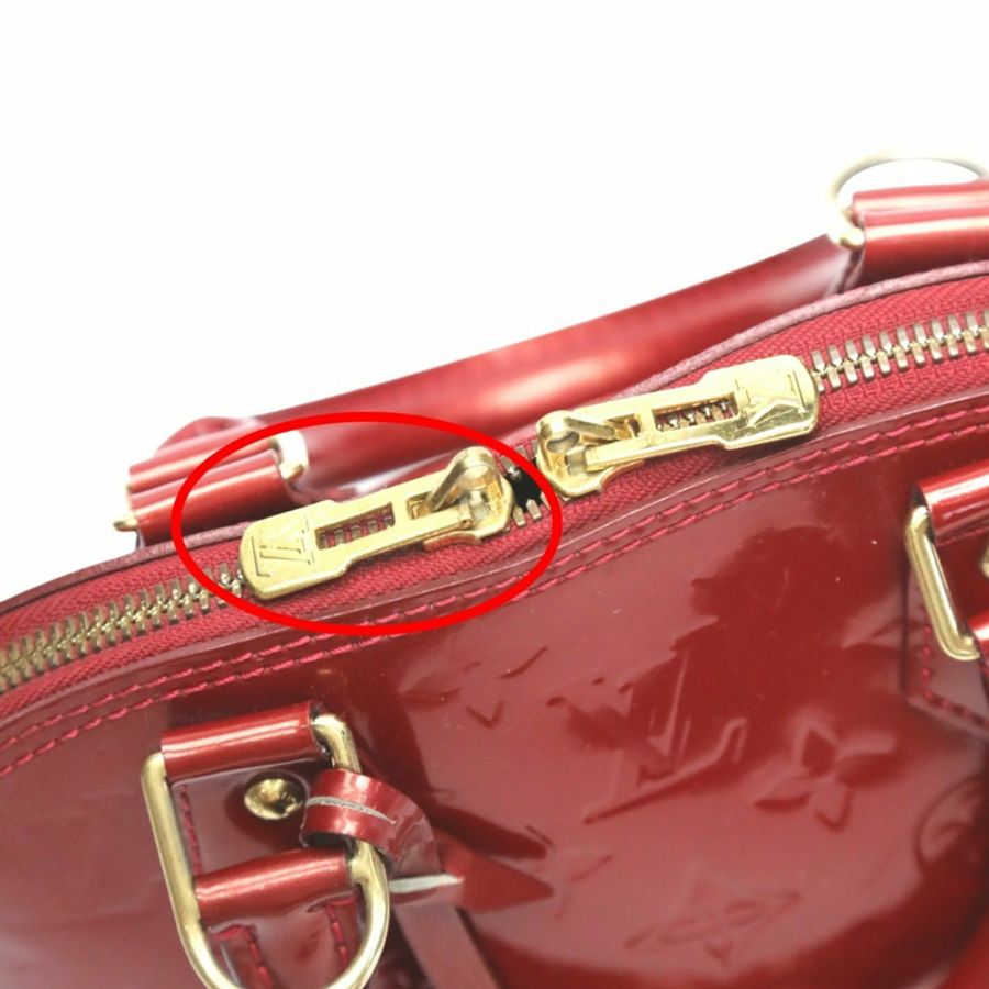 路易威登 LOUIS VUITTON 手提包 2WAY 包 Monogram Alma BB Vernis M90174 紅色-9