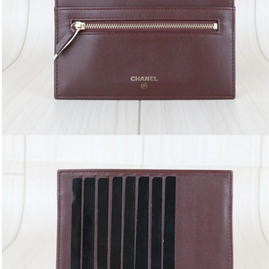 「JL精品代購」98新Chanel 香奈兒 三合一錢包/手機卡包-6