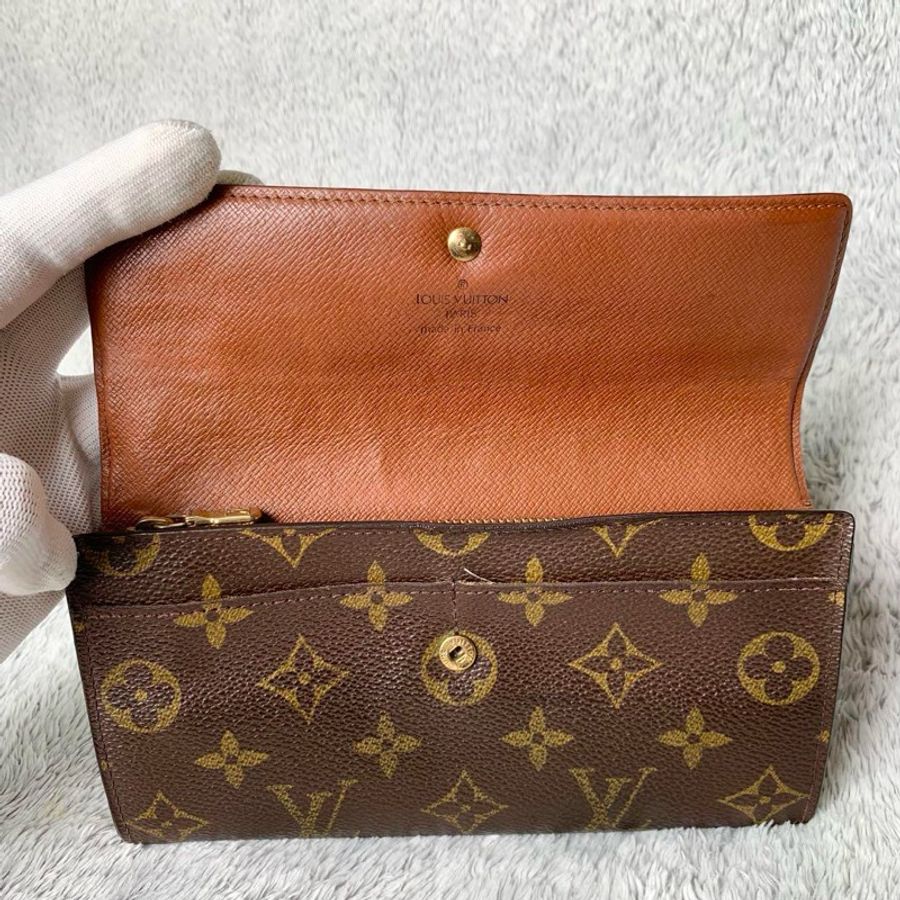 Louis Vuitton Monogram發財長夾|經典花紋✦fufu style 精品✦ 氣質款-4