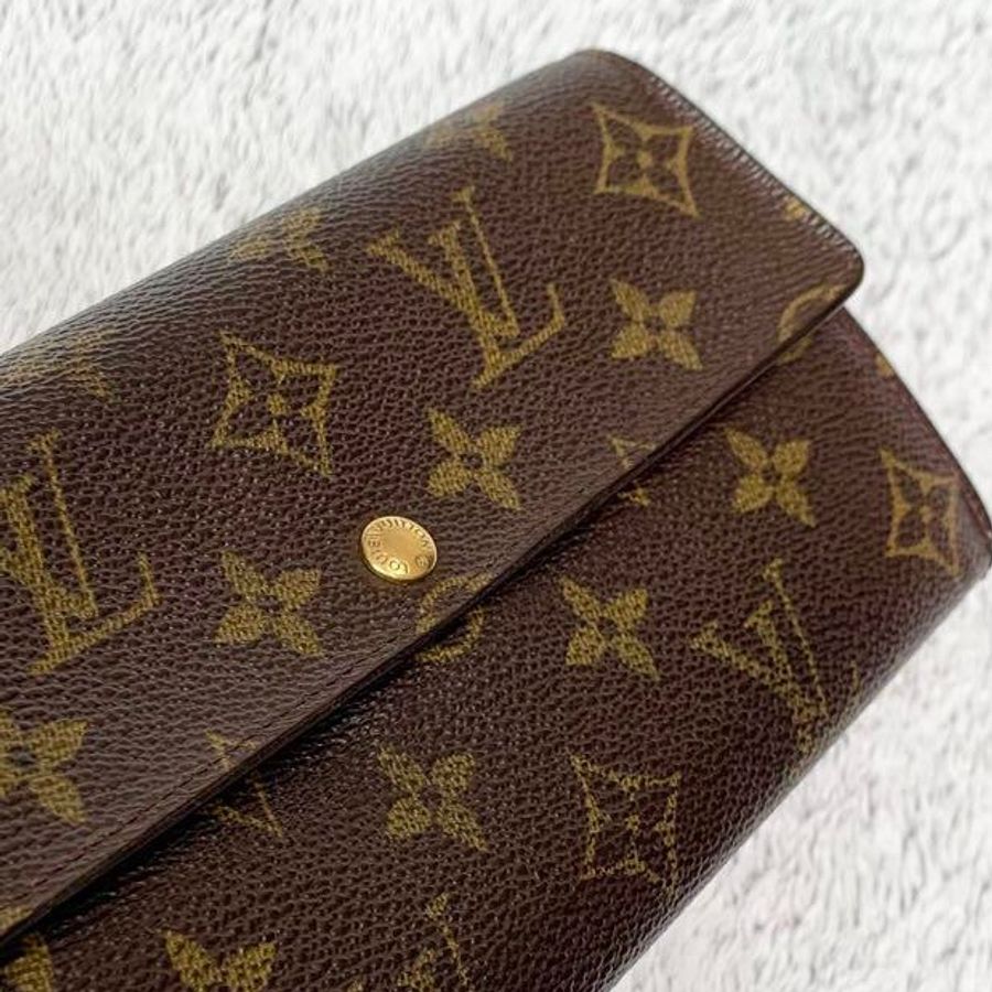 Louis Vuitton Monogram發財長夾|經典花紋✦fufu style 精品✦ 氣質款-13