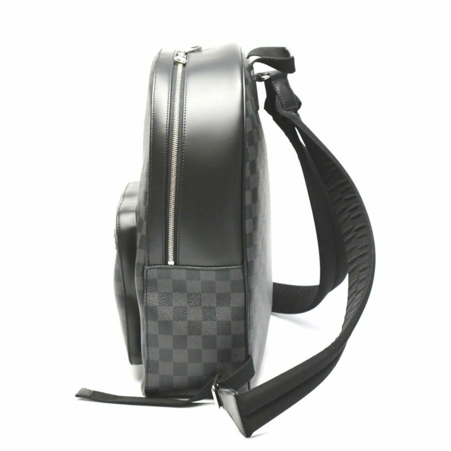 路易威登 LOUIS VUITTON 背包/背包 Josh Damier Graphite 背包帆布 N41473-4
