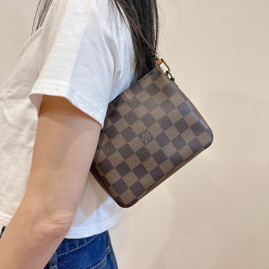 Louis Vuitton LV 路易威登 經典棋盤格小方包 小手提包-1