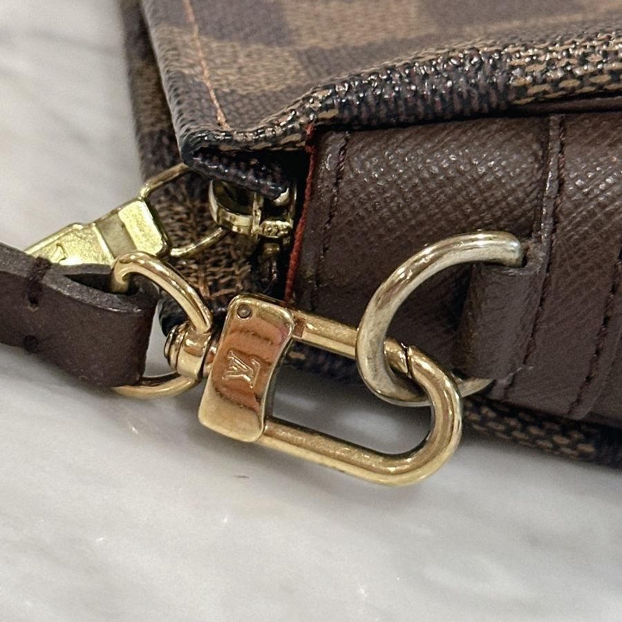 Louis Vuitton LV 路易威登 經典棋盤格小方包 小手提包-6