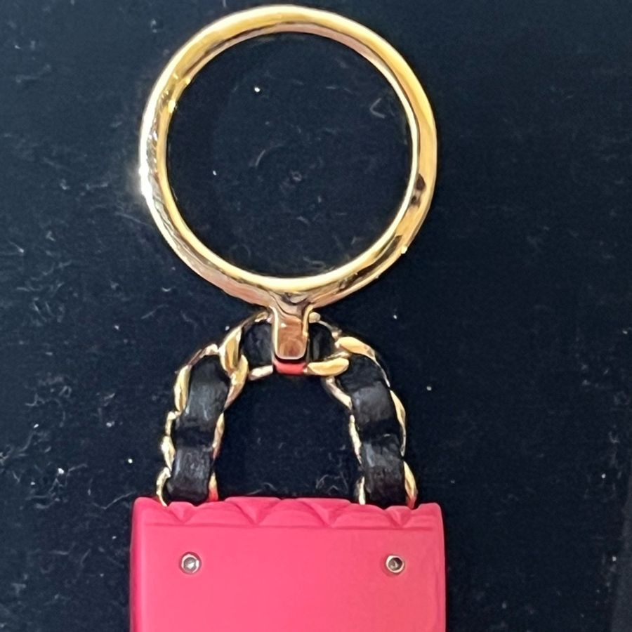 香奈兒Calfskin Metal Resin CC Quilted Flap Pink-7