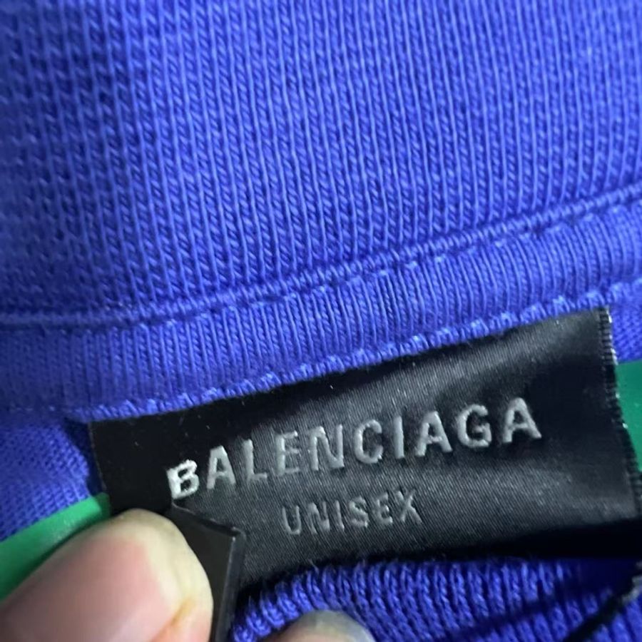 Balenciaga 巴黎世家 克萊因藍 短袖 T恤 全新好價-3