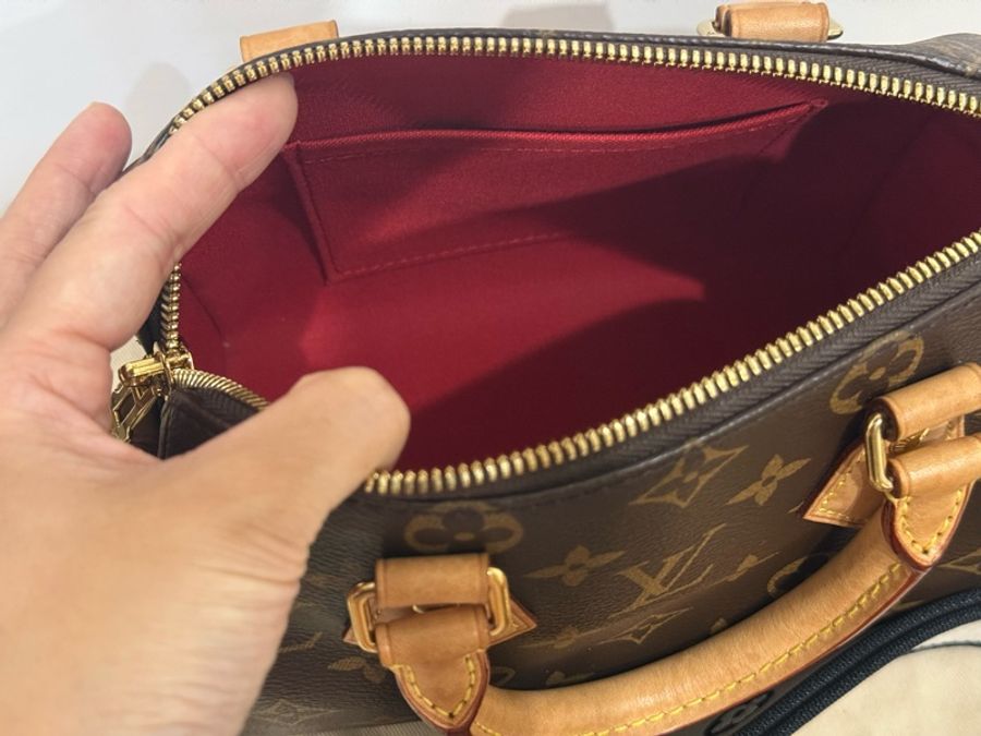 Louis VUITTON speedy 20老花&寛肩帶&芯片款-2