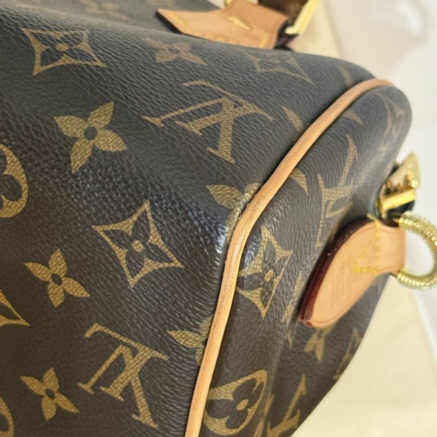 Louis VUITTON speedy 20老花&寛肩帶&芯片款-13