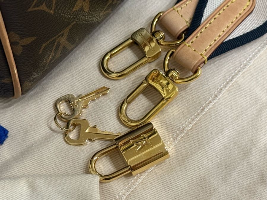 Louis VUITTON speedy 20老花&寛肩帶&芯片款-20