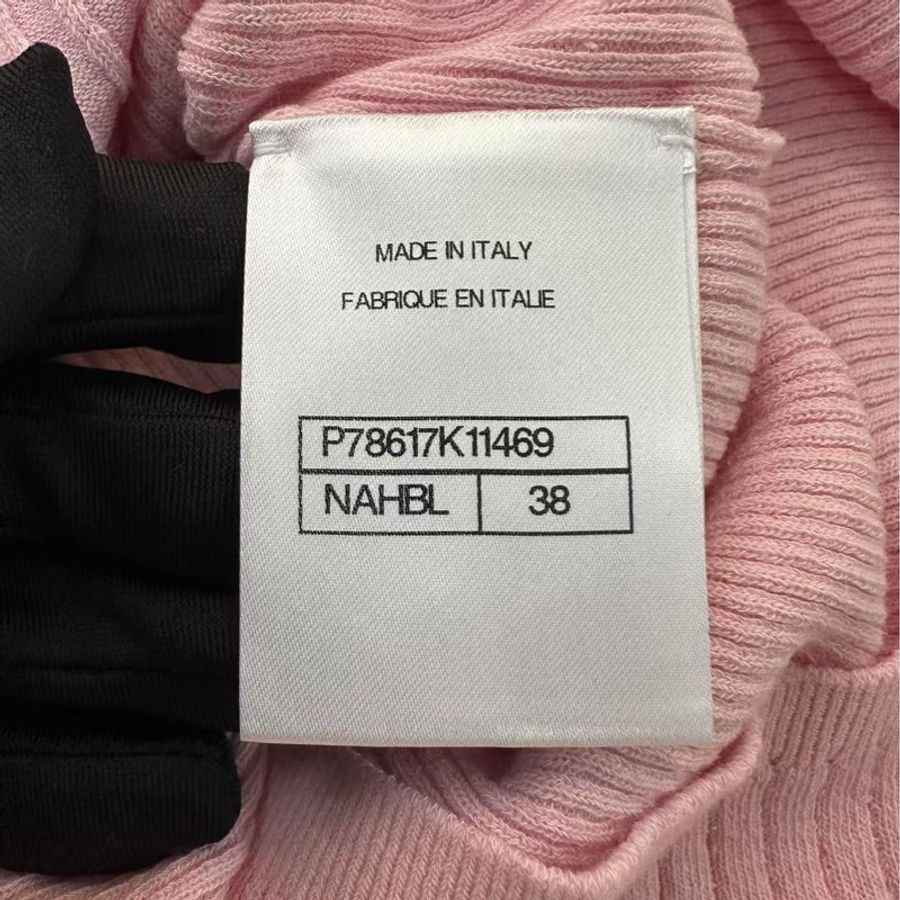 Chanel 2025最新春夏棉質淡淺粉紅T-Shirt Size 38-3
