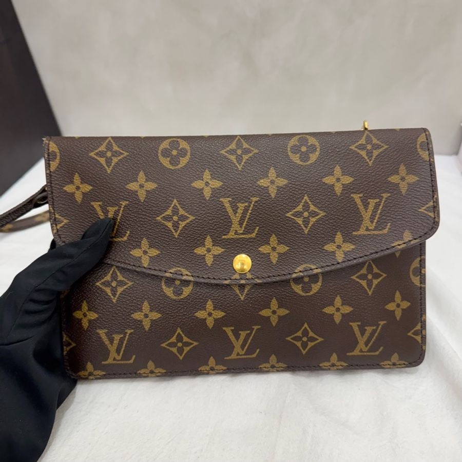 Louis Vuitton 雙面豆豆信封斜背包-5