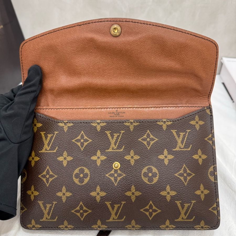 Louis Vuitton 雙面豆豆信封斜背包-13