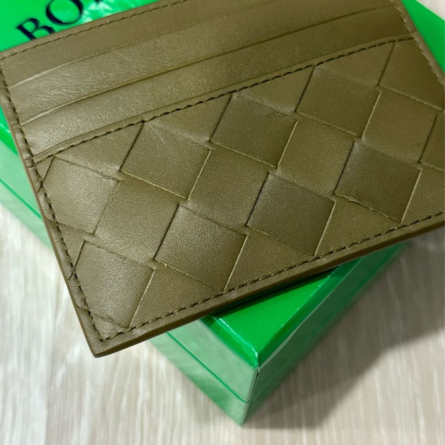 BV Bottega Veneta茶褐色卡夾-2