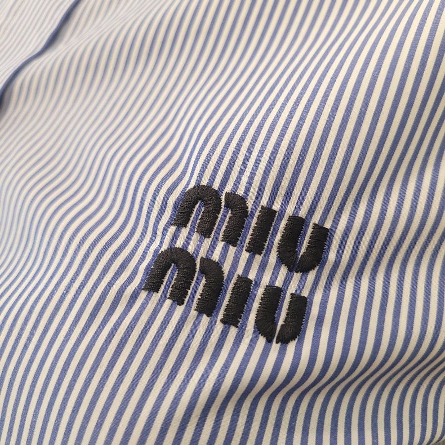 miu miu 短袖短襯衫 40-3