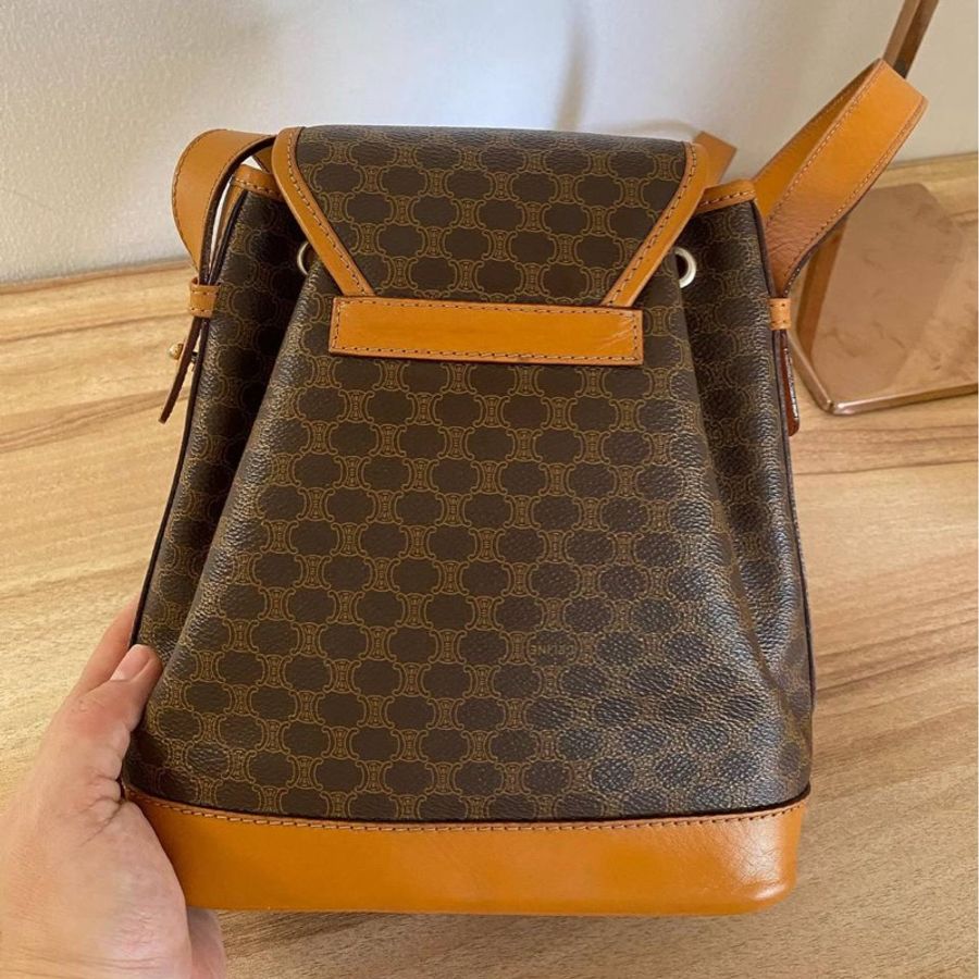 CELINE 思琳 賽琳 Vintage 中古 古董包 斜背包 Macadam 老花-2
