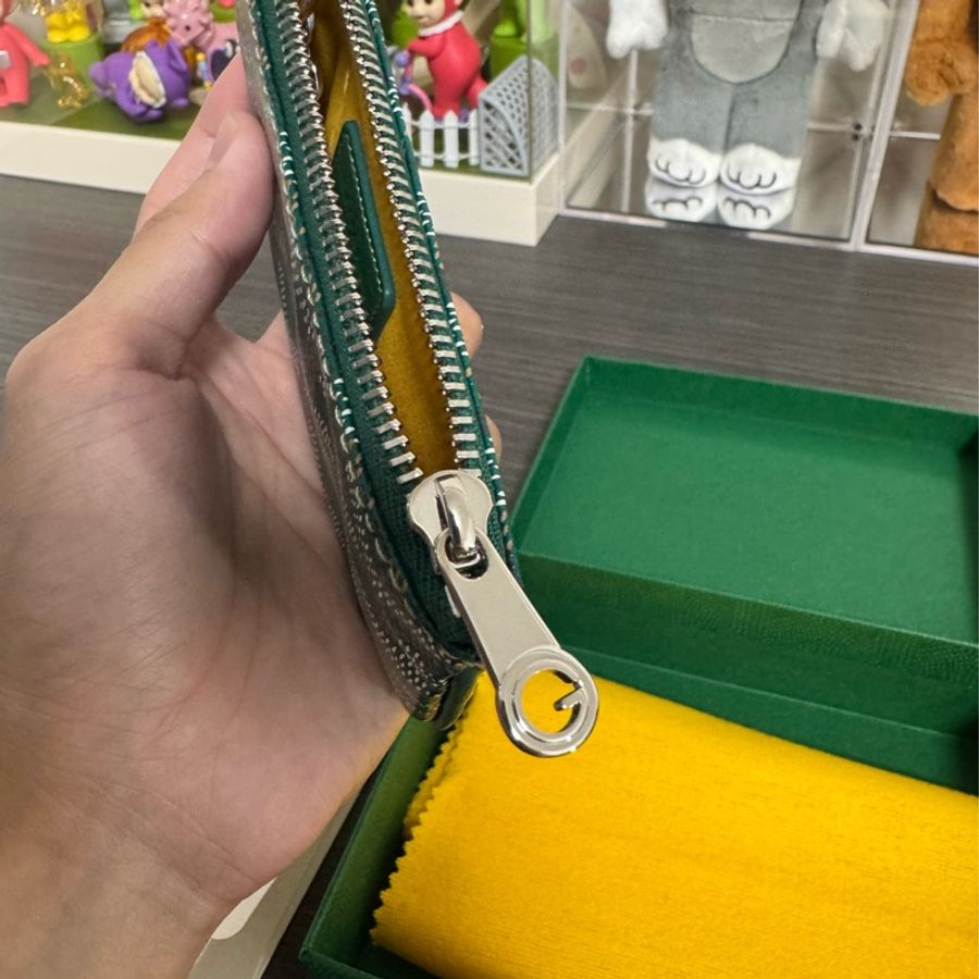 GOYARD NANO 鑰匙圈零錢包 剩下咖啡色-3