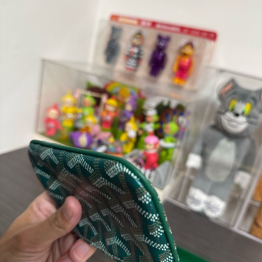 GOYARD NANO 鑰匙圈零錢包 剩下咖啡色-6