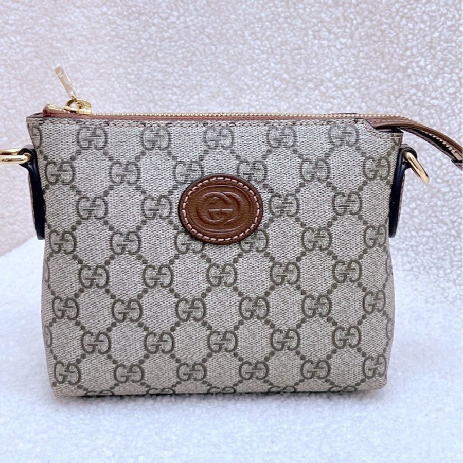 全新Gucci 雙Glogo 迷你郵差包-2