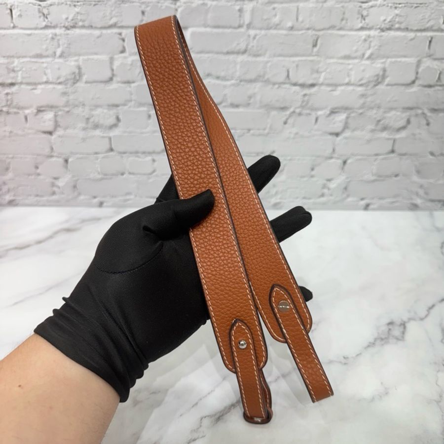 JK國際二手精品✨HERMES Picotin 18 菜籃子 金棕銀扣 #贈送訂製肩背帶🈶購證-17