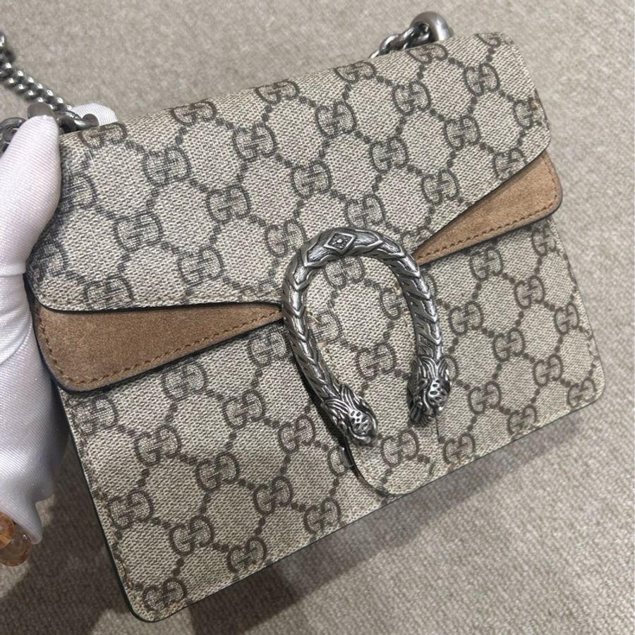 GUCCI 酒神卡其色小號-2