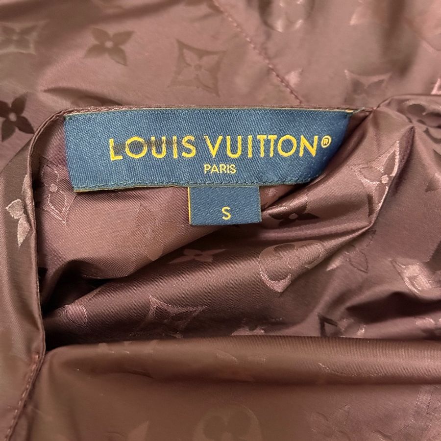 Louis Vuitton burgundy monogram reversible bomber jacket S 外套-6