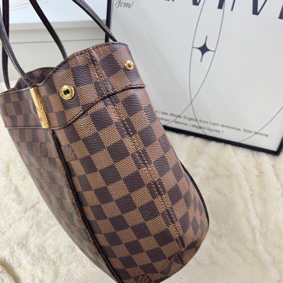 【現貨】Lv vintage tote bag 棋盤格 32cm-3