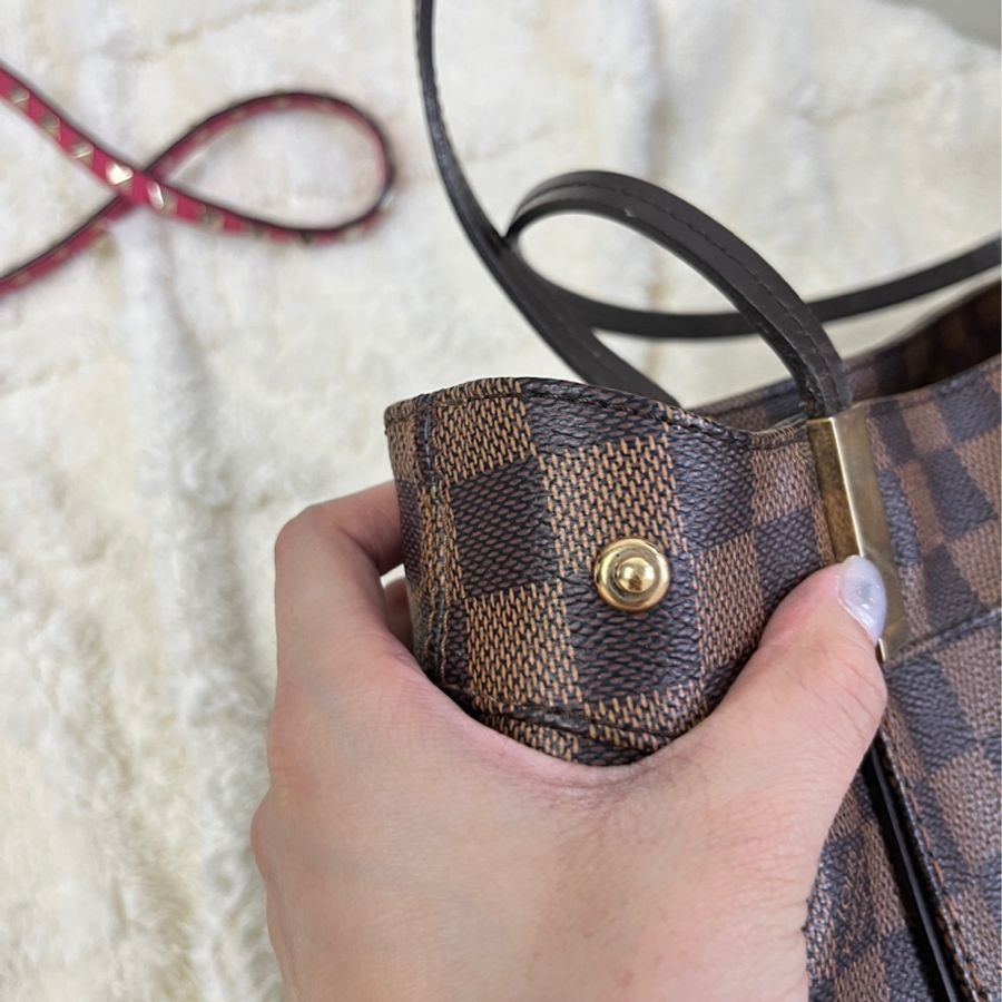 【現貨】Lv vintage tote bag 棋盤格 32cm-13