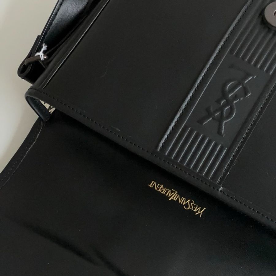 YVES SAINT LAURENT 聖羅蘭 復古款 單肩包-12