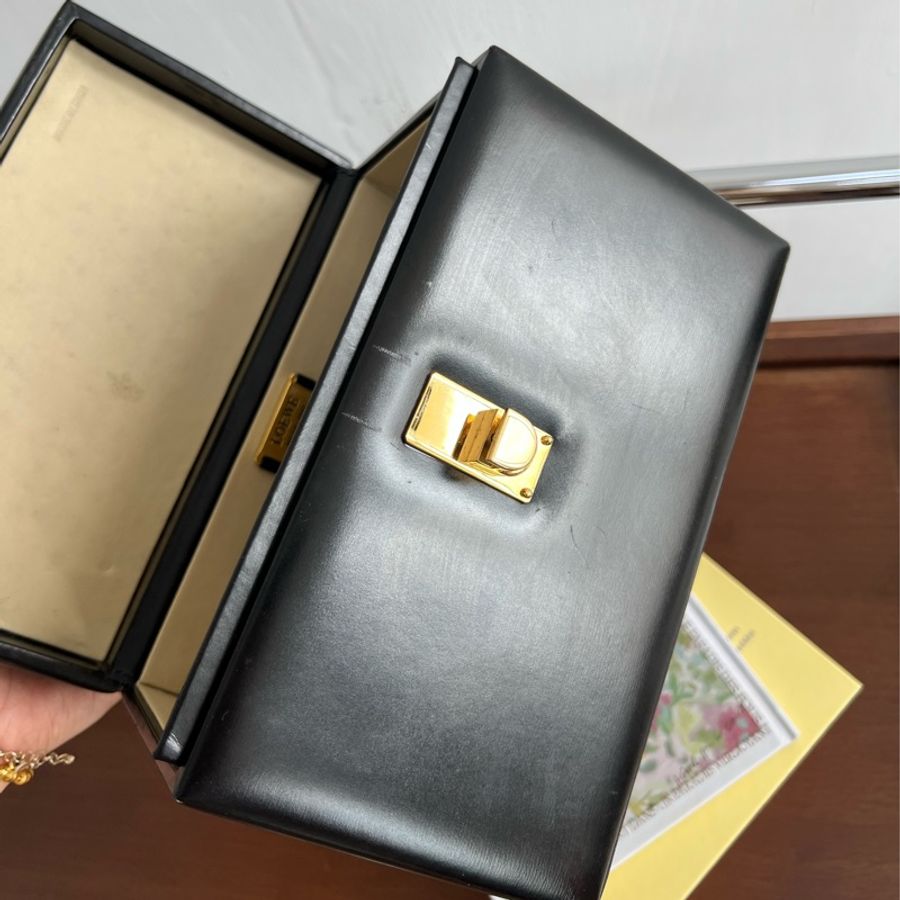 Loewe 羅意威 中古 博物館 手提 盒子 稀有款 Vintage Vanity-10