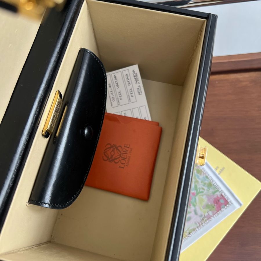 Loewe 羅意威 中古 博物館 手提 盒子 稀有款 Vintage Vanity-11