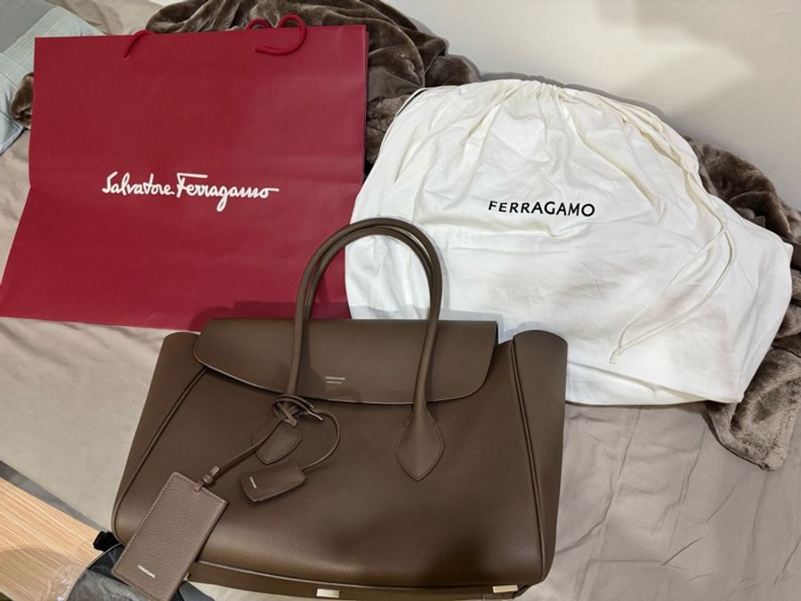 Ferragamo east west tote bag 托特包-0