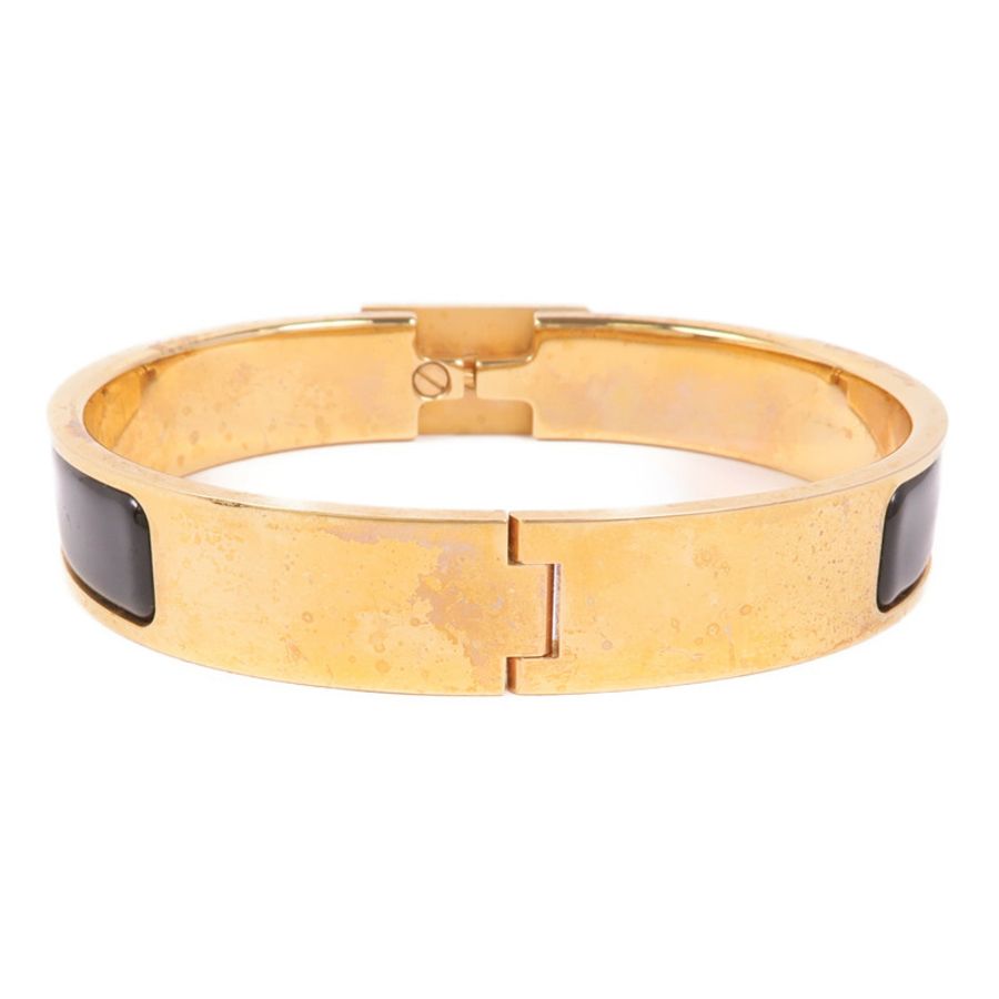 HERMES 【激減優惠】金屬/琺瑯Clic Anneau Bracelet手鐲-2