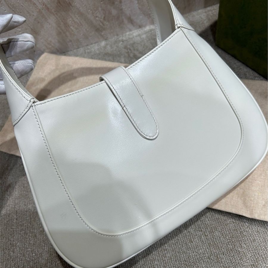 Gucci jackie1961小號全皮白色🤍-7