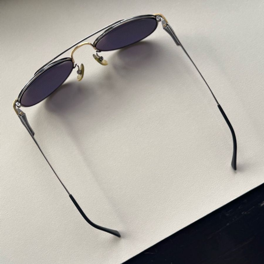 Christian Dior 黑色墨鏡 太陽眼鏡 金屬框-6