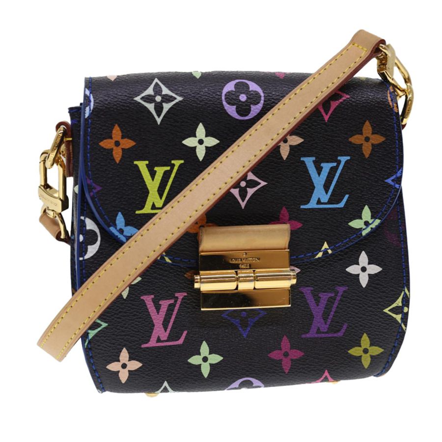 【日本直送】路易威登 (LOUIS VUITTON) 多色心碎者單肩背包 黑色 M40659 LV 正品 40032SM-0