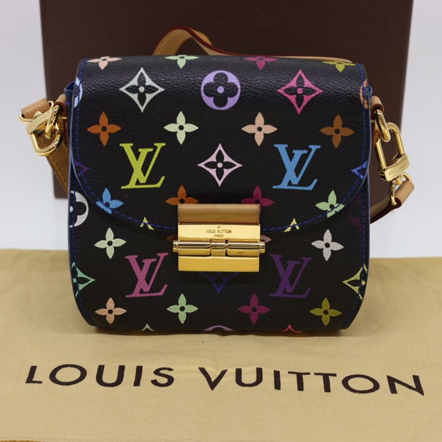 【日本直送】路易威登 (LOUIS VUITTON) 多色心碎者單肩背包 黑色 M40659 LV 正品 40032SM-11