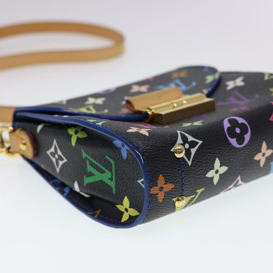【日本直送】路易威登 (LOUIS VUITTON) 多色心碎者單肩背包 黑色 M40659 LV 正品 40032SM-14