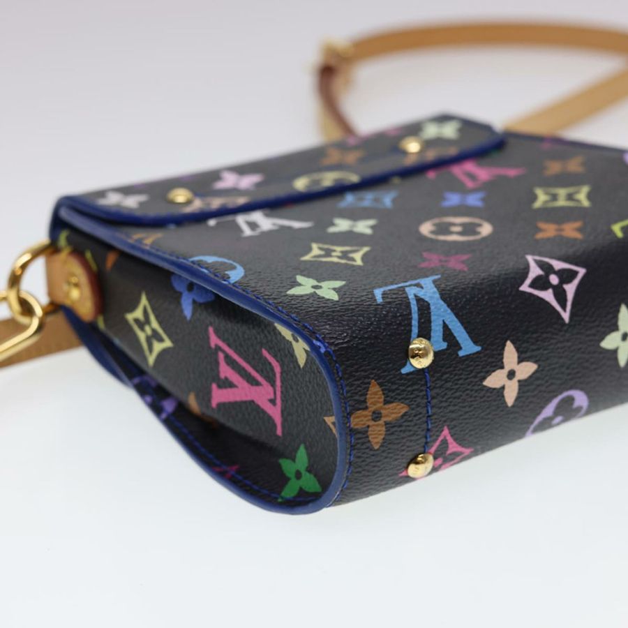 【日本直送】路易威登 (LOUIS VUITTON) 多色心碎者單肩背包 黑色 M40659 LV 正品 40032SM-16