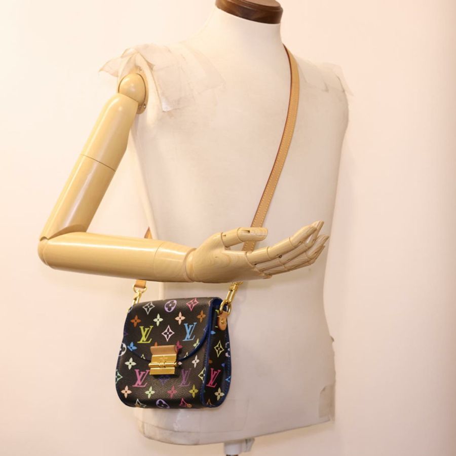【日本直送】路易威登 (LOUIS VUITTON) 多色心碎者單肩背包 黑色 M40659 LV 正品 40032SM-22