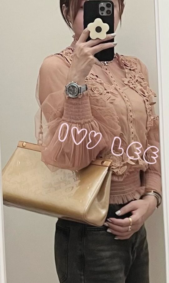 Louis Vuitton Monogram Vernis Roxbury DriveM91372金黃漆皮肩背包二手精品-33