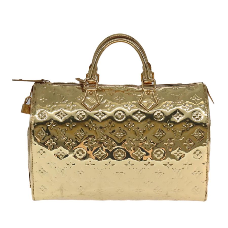 【日本直送】路易威登 Monogram Miroir Speedy 35 手提包 金色 M95785 LV 正品 106299SM-12