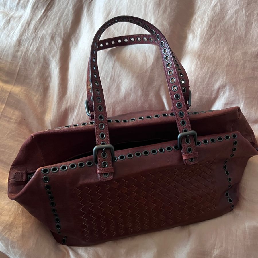 Bottega Veneta經典波士頓老包 低調奢華 超稀有 市場絕版-8