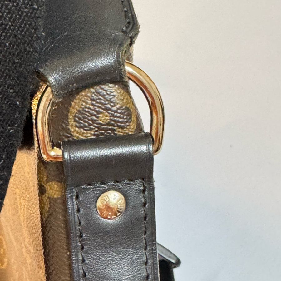 Louis Vuitton LV M56717 District PM Monogram Macassar 郵差包 斜揹 老花 棕色-14